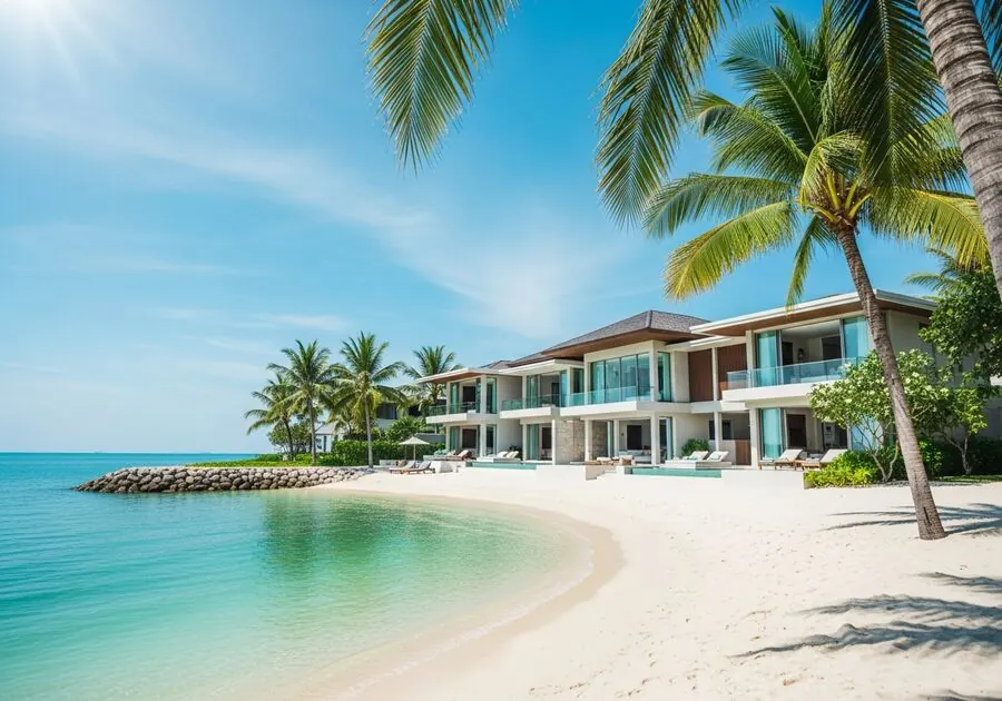 Thailand — coastline and condominiums
